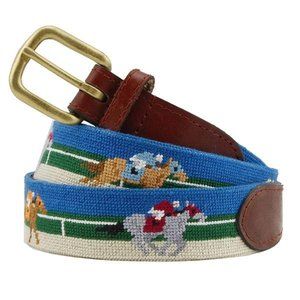 DERBY NEEDLEPOINT BELT BY SMATHERS & BRANSON